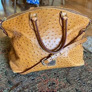 Dooney & Bourke Tan Ostrich Leather Purse